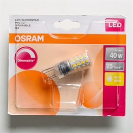 Osram LED pin 40 G9, dæmpbar