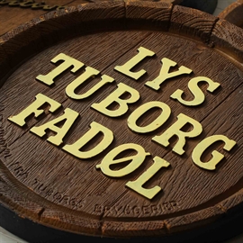 Lys Tuborg Fadøl, tøndebund